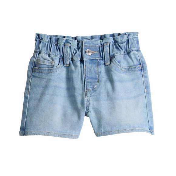 jumping beans Other - Jumping‎ Beans Girls Light Wash Denim Paperbag Waist Shorts Size 10